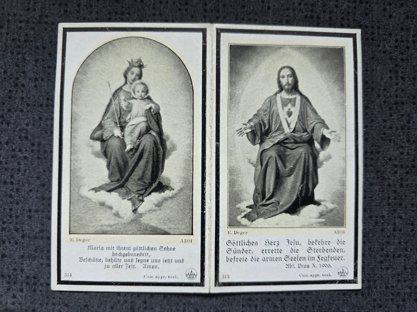 Sterbebild Gefreiter Edenhausen Inf. Regt. Vermisst Łabunie Polen 1939 - www.mmilitaria.com