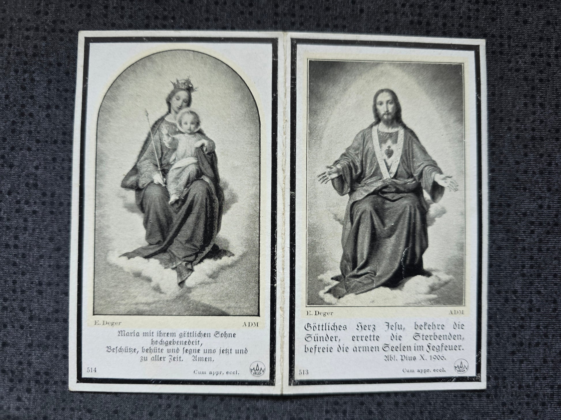 Sterbebild Gefreiter Edenhausen Inf. Regt. Vermisst Łabunie Polen 1939 - www.mmilitaria.com