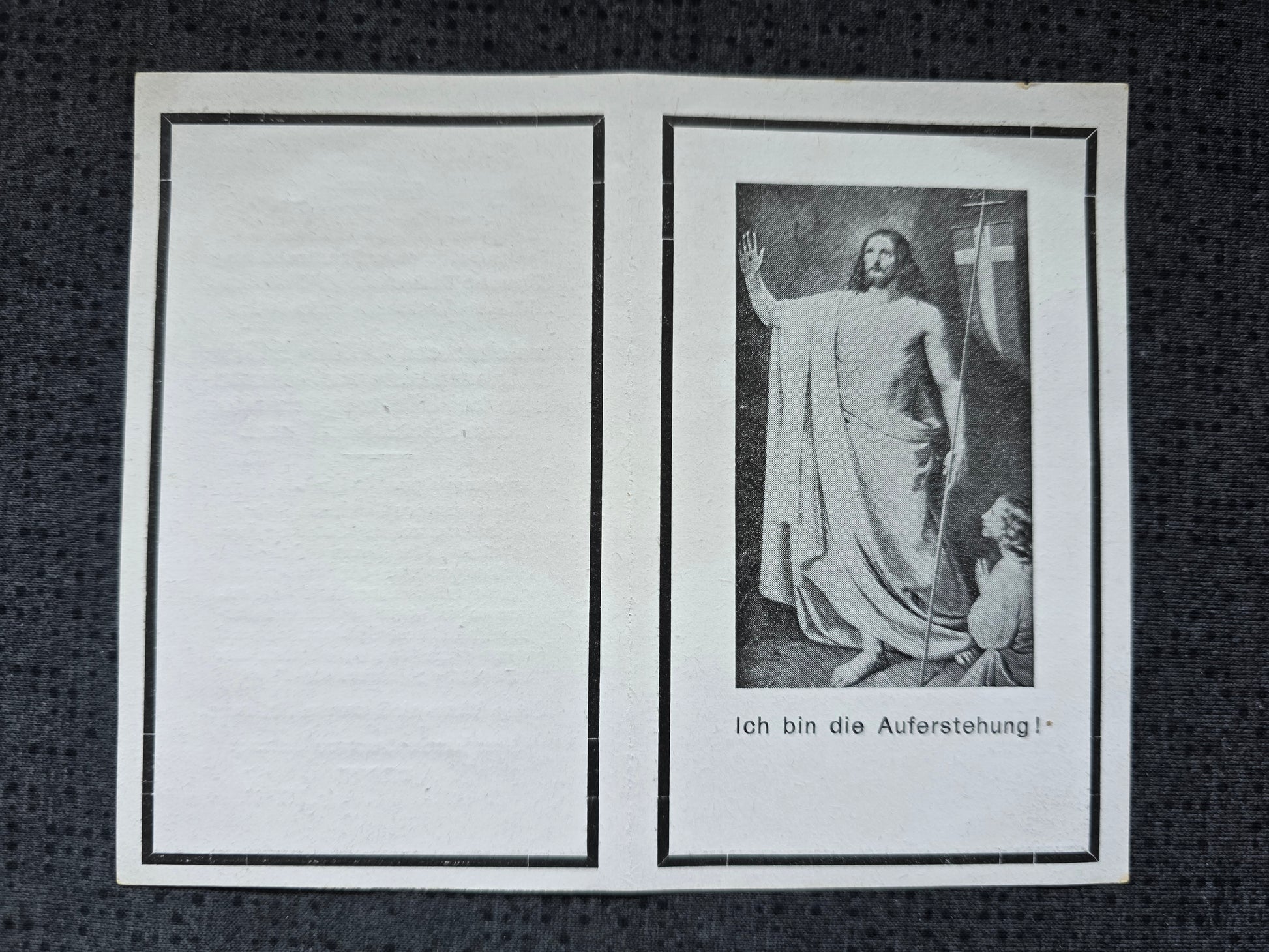 Sterbebild Feldwebel Polling Panzer Regt. Endkampf Schützenhain Görlitz Schlesien - www.mmilitaria.com