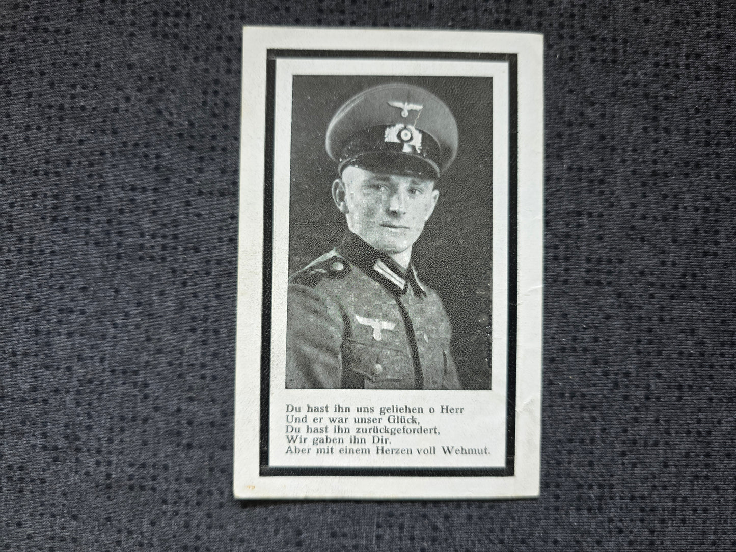 Sterbebild Obergefreiter Probstried 1. Pz.-Gren. Regt. 104 DAK Faïd Tunesien Afrika - www.mmilitaria.com