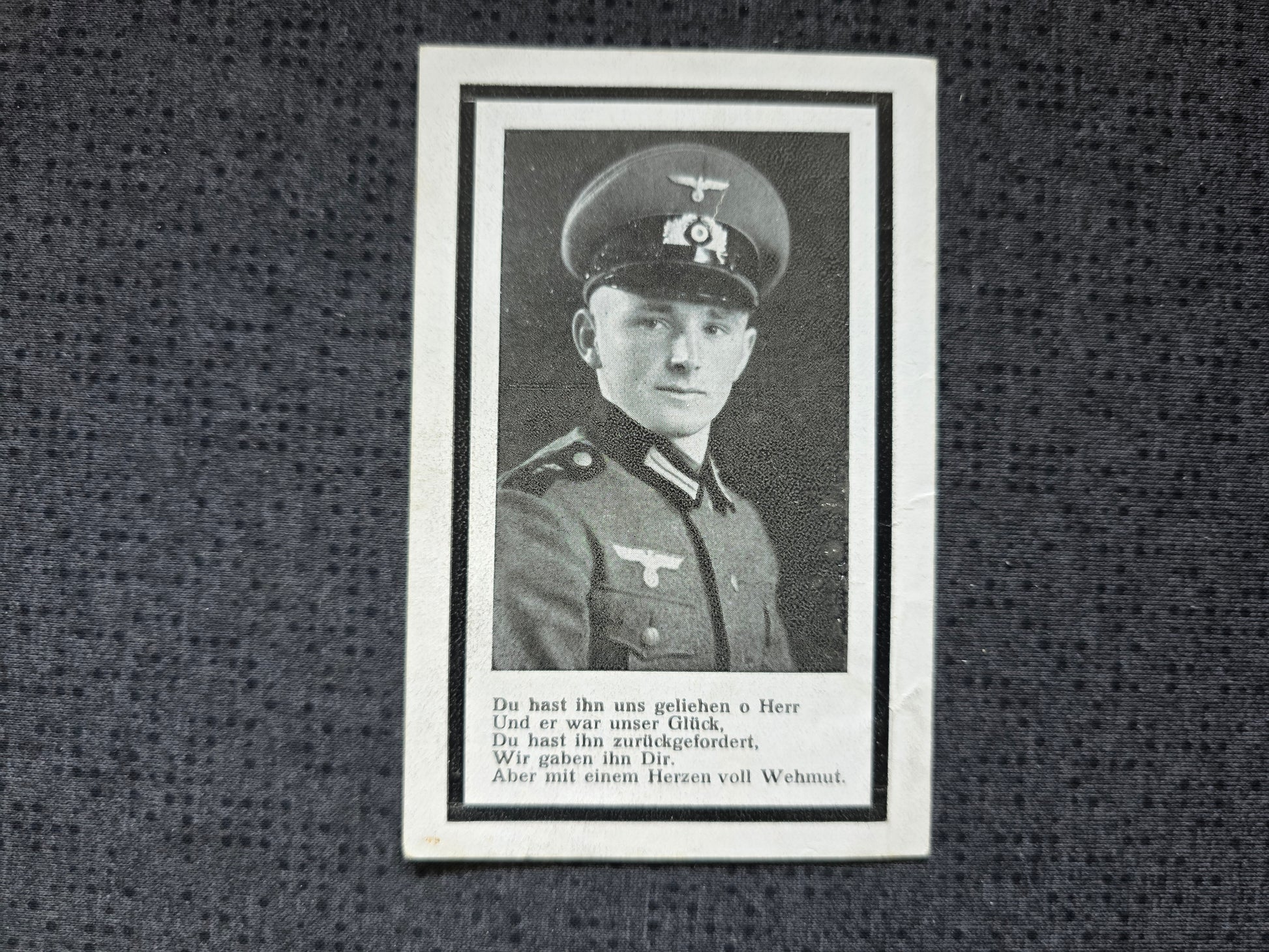 Sterbebild Obergefreiter Probstried 1. Pz.-Gren. Regt. 104 DAK Faïd Tunesien Afrika - www.mmilitaria.com