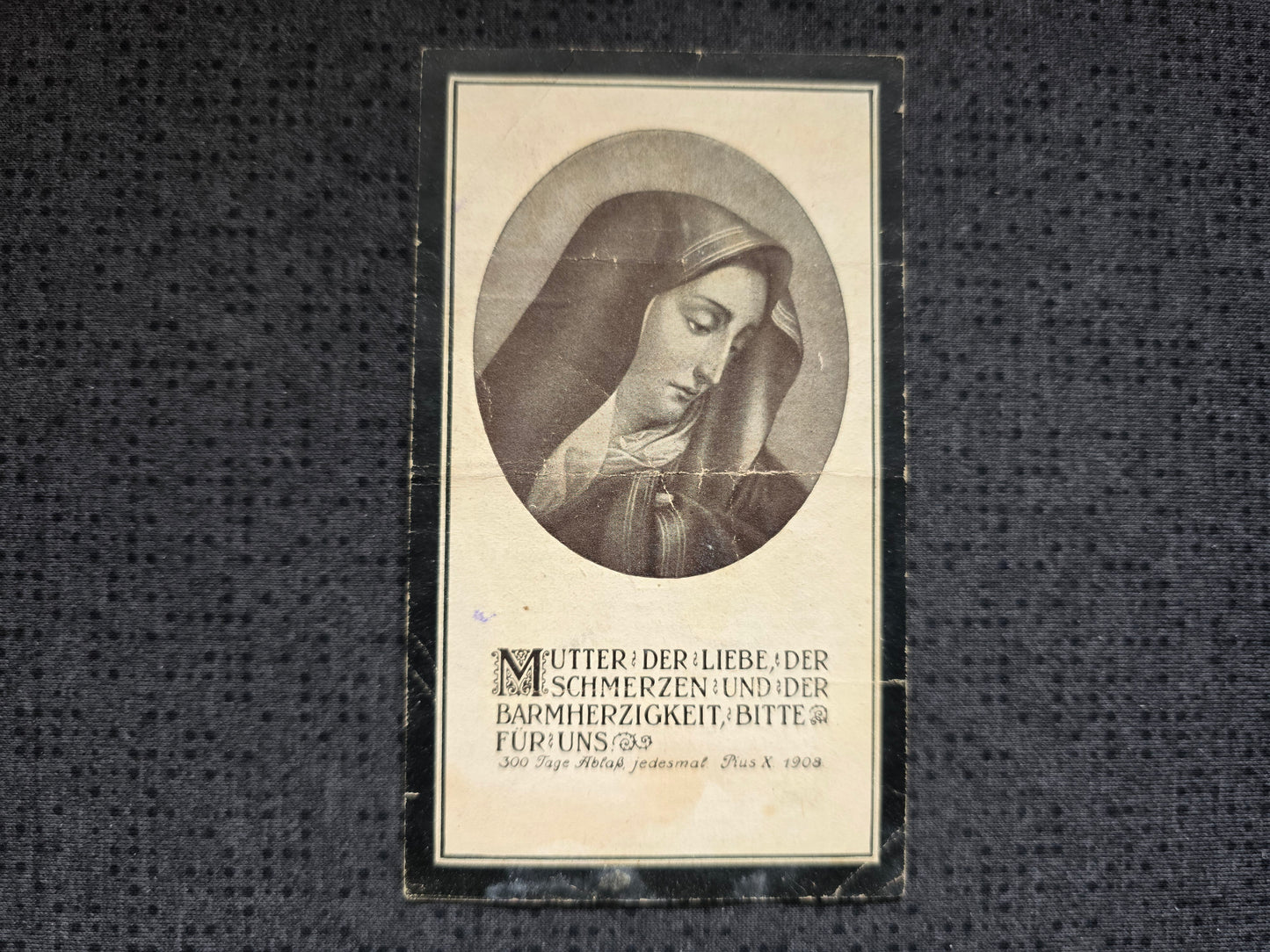Sterbebild Oberschütze Fuchsstadt 7. Komp. Inf. Regt. 86 Łomża Polen 1939 - www.mmilitaria.com