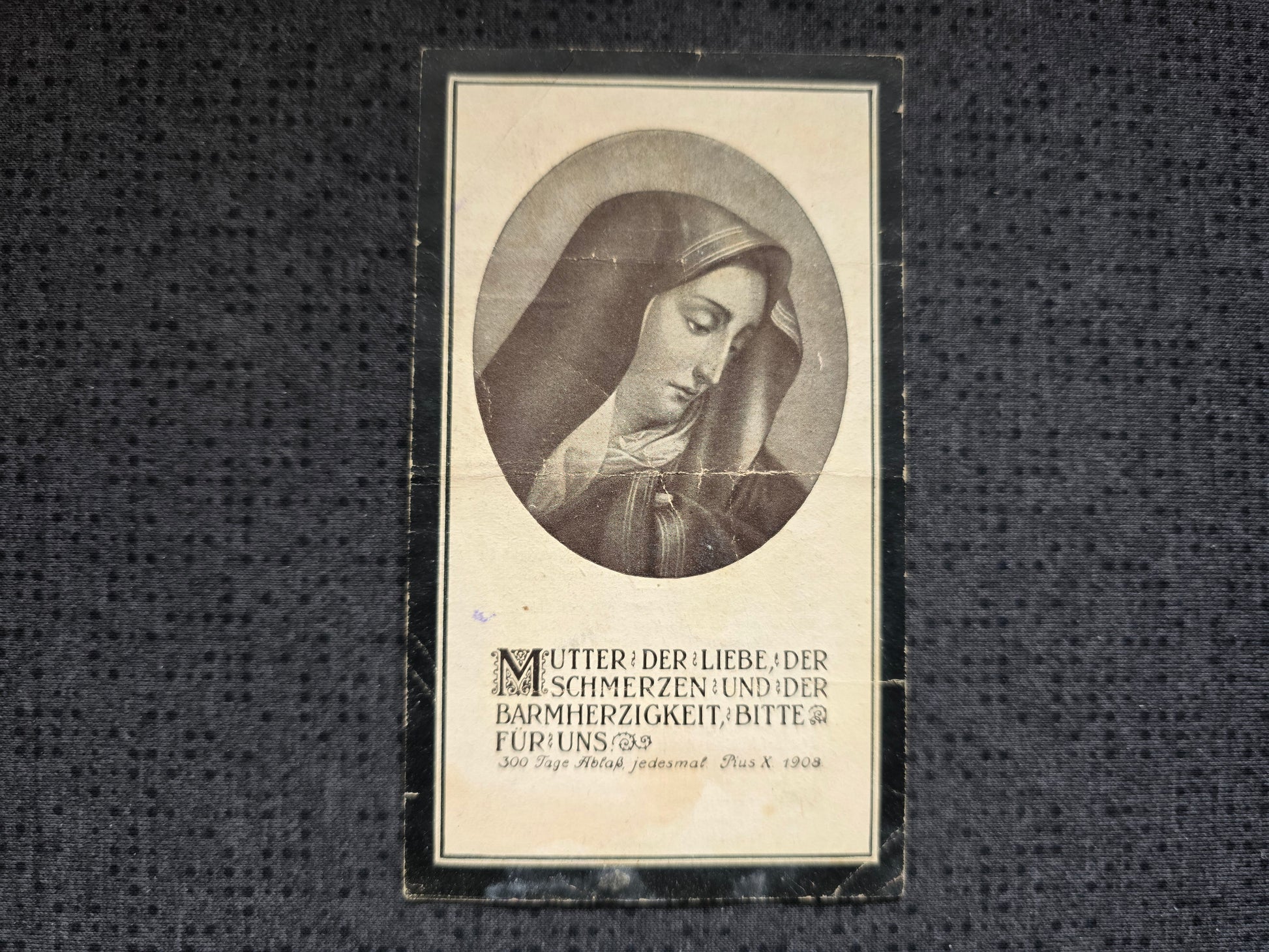 Sterbebild Oberschütze Fuchsstadt 7. Komp. Inf. Regt. 86 Łomża Polen 1939 - www.mmilitaria.com