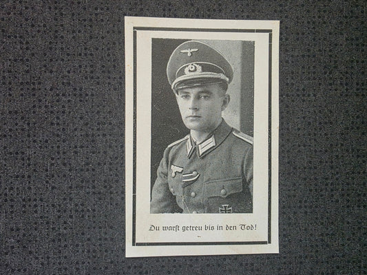 Sterbebild Oberleutnant Beuthen Btl.-Adjutant Grenadier Regt. Kolonka Ukraine - www.mmilitaria.com