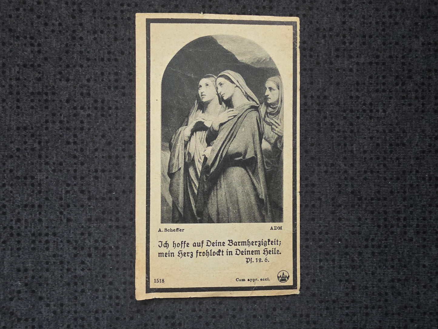 Sterbebild Gefreiter Keilstein 5. Komp. Gren. Regt. 481 Woschinzy Weissrussland
