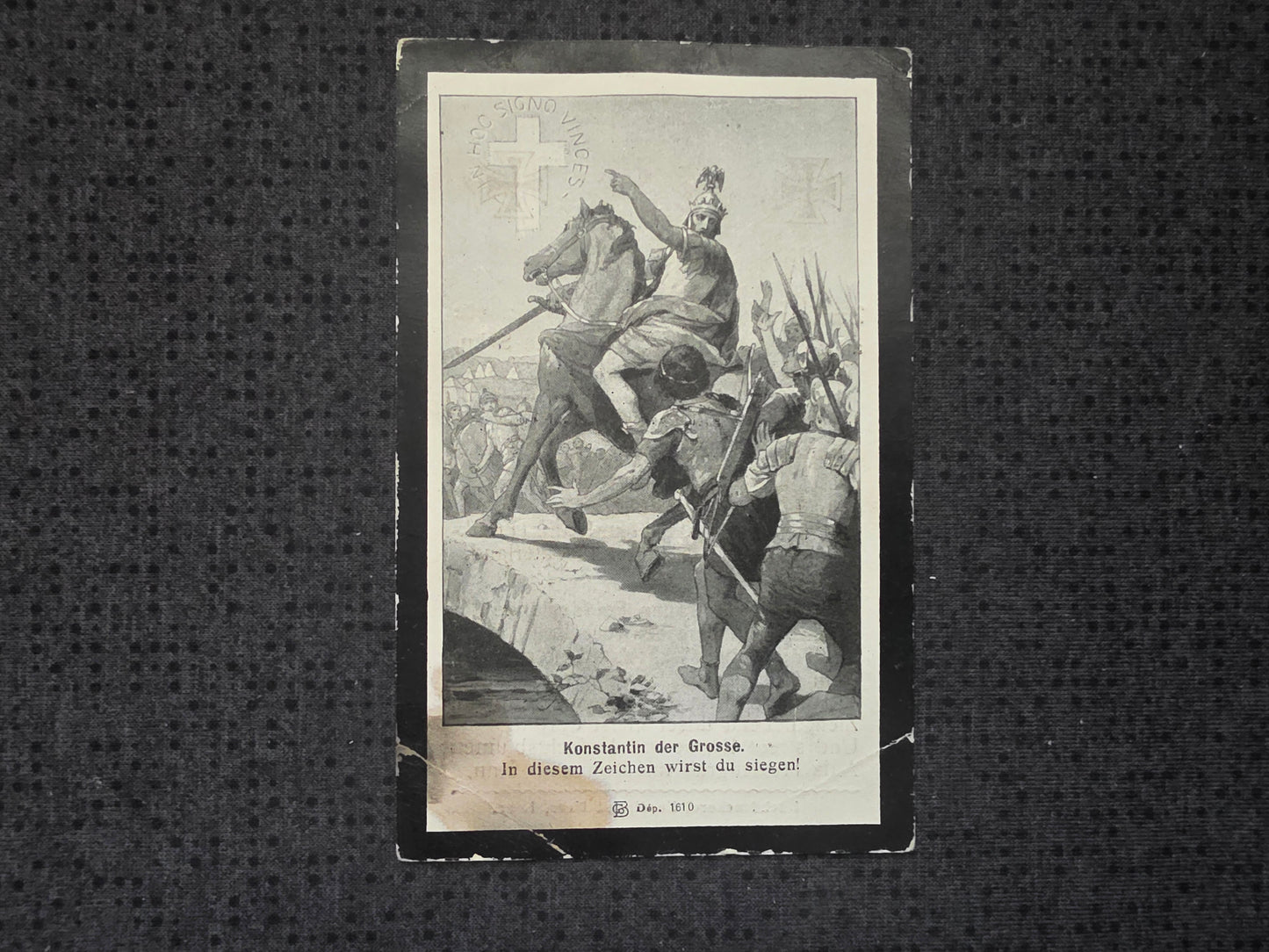 Sterbebild Fahrer Lohr 1. Bay. Luftschiff-Abt. Ballon-Zug 219 Reims Frankreich