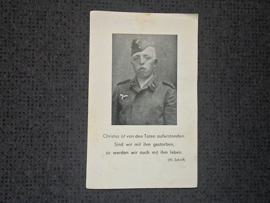 Sterbebild Obergefreiter Fürchtorf Flak-Artillerie Regt. Antwerpen Belgien - www.mmilitaria.com