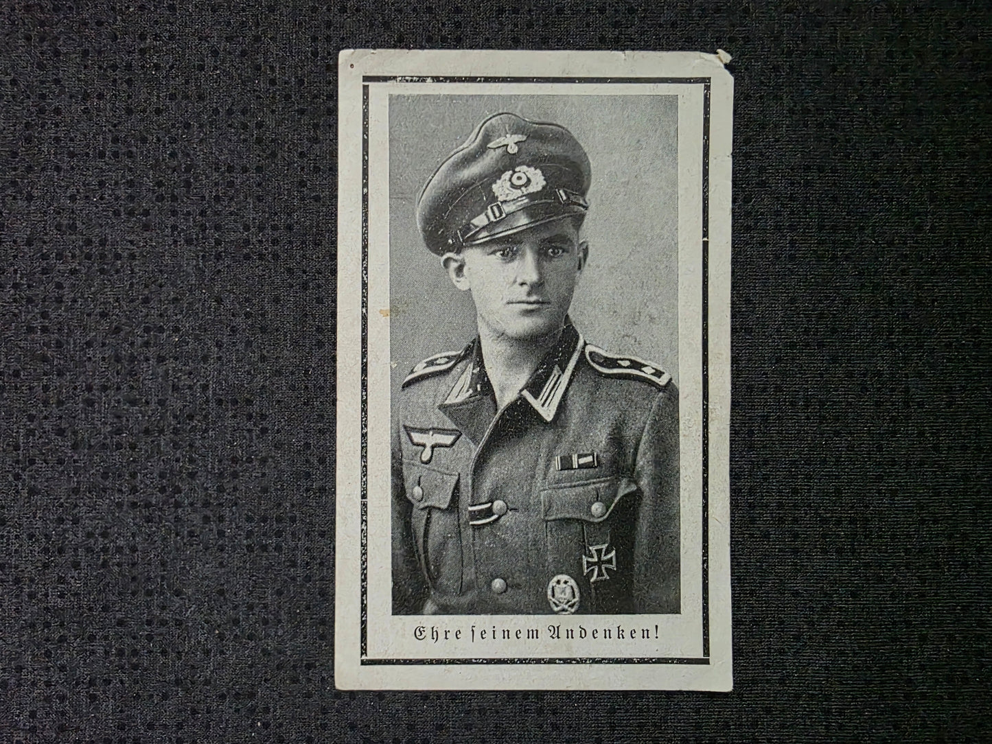 Sterbebild Oberfeldwebel Metten Zugführer 1. Komp. Pionier-Btl. 10 Janowschtschina Ukraine