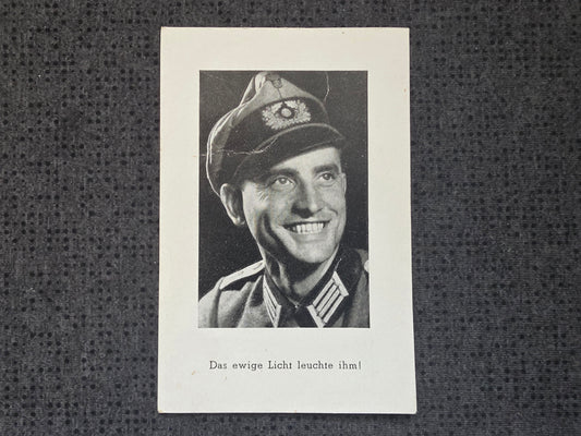 Sterbebild Oberleutnant Weiden KP-Chef Gebirgspionier Btl. Kielce Polen - www.mmilitaria.com
