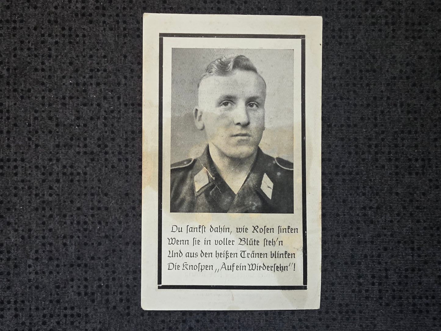 Sterbebild Gefreiter Eglfing 3. Panzer-Pio. Btl. "Hermann Göring" HG Dely-Ibrahim Algerien - www.mmilitaria.com