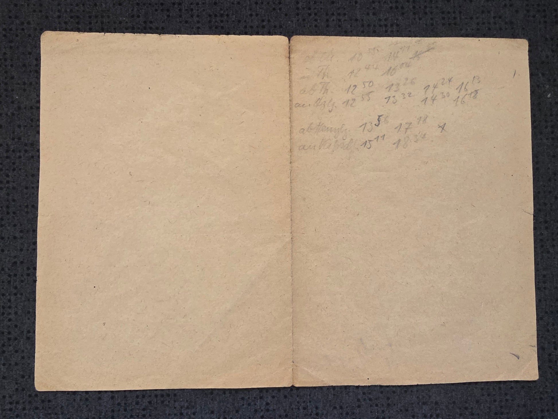 Abschrift für die Verleihung der Ostmedaille in das Soldbuch Hauptmann LW. Bau-Regt. 2/XI Stab - www.mmilitaria.com