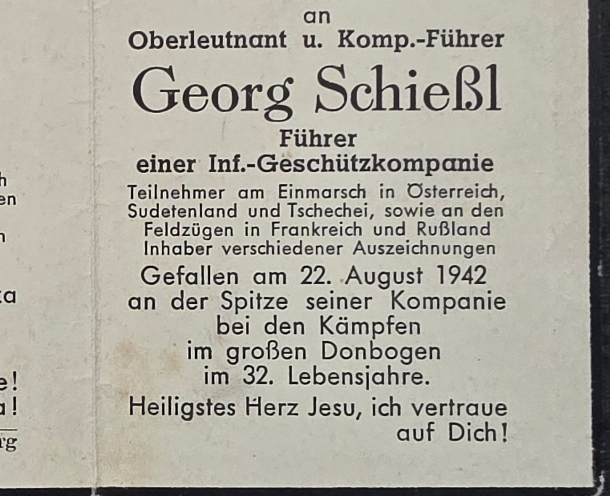 Konvolut Nachlass Familie Amberg + Sterbebilder + Fotos + Feldpost Werfer Regt. 88 - www.mmilitaria.com