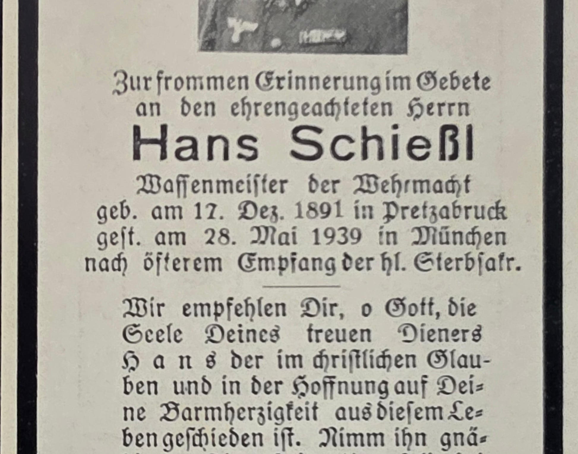 Konvolut Nachlass Familie Amberg + Sterbebilder + Fotos + Feldpost Werfer Regt. 88 - www.mmilitaria.com