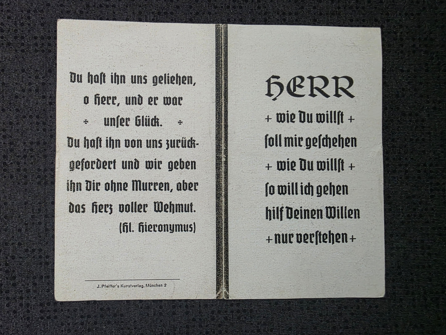 Sterbebild Oberleutnant München KP-Chef 4. Gren. Regt. 186 Rostow Russland