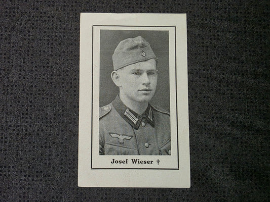 Sterbebild Gefreiter Pittersdorf Grenadier Regt. Aachen Hürtgenwald - www.mmilitaria.com