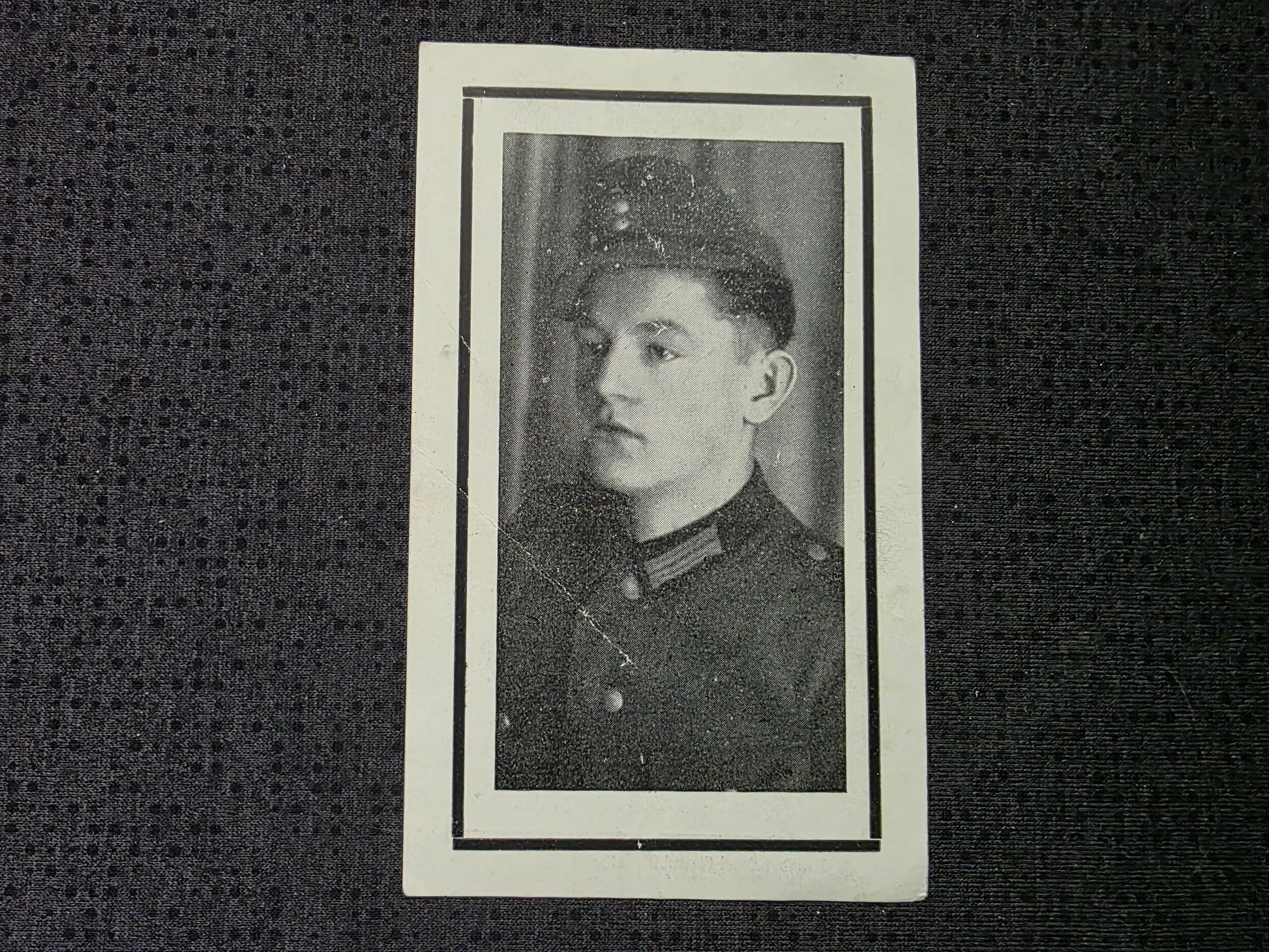 Sterbebild Gefreiter Riegelsberg Gebirgsjäger Regt. Tiszalúc Ungarn - www.mmilitaria.com