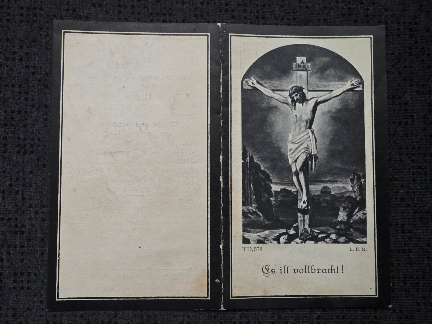 Sterbebild Unteroffizier Niederpöring 5. Inf. Regt. 85 Rilly St. Lambert Frankreich