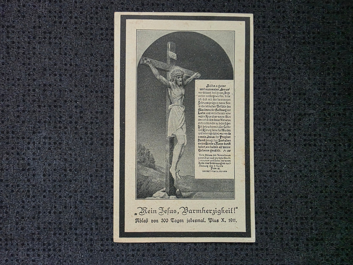 Sterbebild Jäger Haundorf Fallschirmjäger Regt. Nettuno Italien
