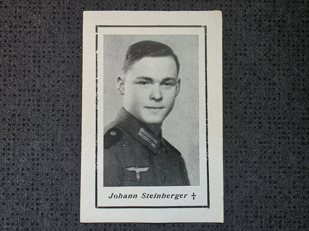 Sterbebild Gefreiter Ruhpolding 2. Panzer-Pio. Btl. 220 Mézidon-Canon Normandie Frankreich