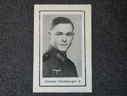 Sterbebild Gefreiter Ruhpolding 2. Panzer-Pio. Btl. 220 Mézidon-Canon Normandie Frankreich