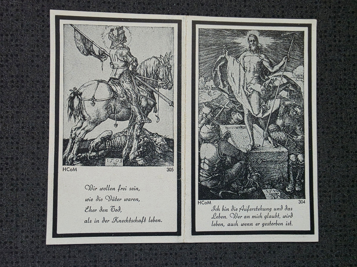 Sterbebild Brüder München Stabsgefreiter Inf. Regt. 146 Zagarolo Nettuno Italien Obergefreiter Pio. Btl. 205