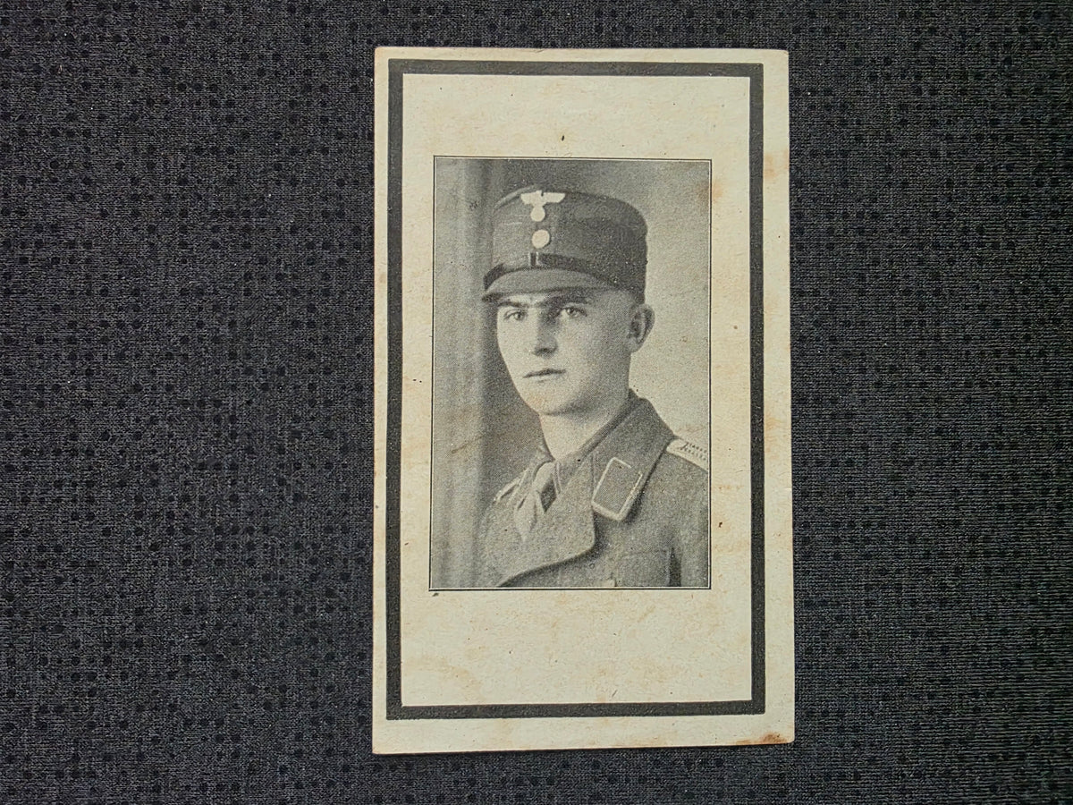 Sterbebild Jäger Geboltskirchen 7. Komp. Fallschirmjäger Regt. 11 Landekopf Nettuno Italien