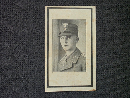 Sterbebild Jäger Geboltskirchen 7. Komp. Fallschirmjäger Regt. 11 Landekopf Nettuno Italien