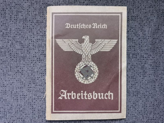 Deutsches Reich Arbeitsbuch einer weiblichen Arbeitskraft