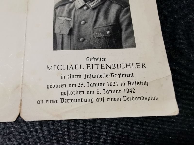 Sterbebild Brüder Gefreiter Aufkirch 5. Komp. Panz. Gren. Regt. 40 PKA Stalingrad Gefreiter 5. Komp. Inf. Regt. 217 Obojan Russland