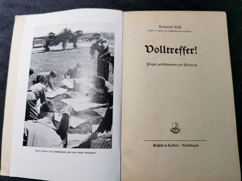 Buch "Volltreffer!" Rarität H. Kohl Major Stab Luftflottenkommando 2 Bunker Belgien Norwegen Frankreich