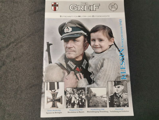 Magazin Der Greif 01/2019 Erster Weltkrieg Baden Westfeldzug 1940 Kriegswinter 1945 ARGE