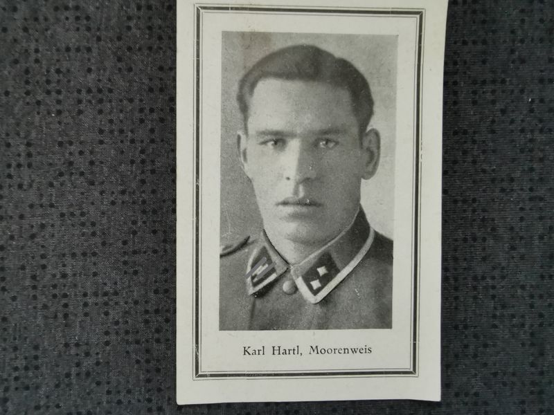 Sterbebild SS-Oberscharführer EK II VWA feindlicher Luftangriff – www ...