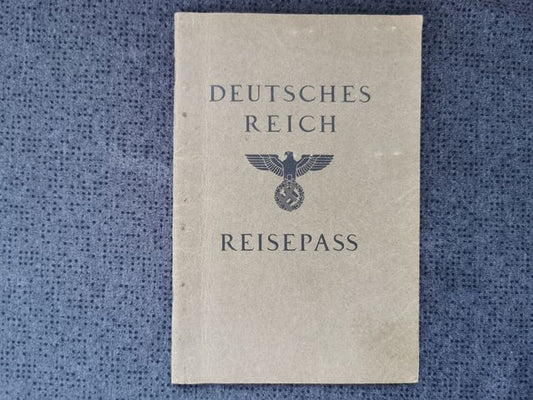 Deutsches Reich Reisepass 1938/1939