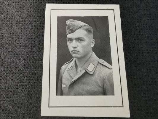 Sterbebild Gefreiter Regt. "Hermann Göring" HG Kämpfe in Tunis Bordj-Cedria Tunesien Afrika - www.mmilitaria.com