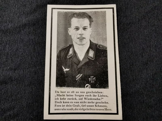 Sterbebild Unteroffizier Welschbach 9. Komp. Fallschirmjäger Regt. 2 Kretaband Nowgorodka Ostfront - www.mmilitaria.com