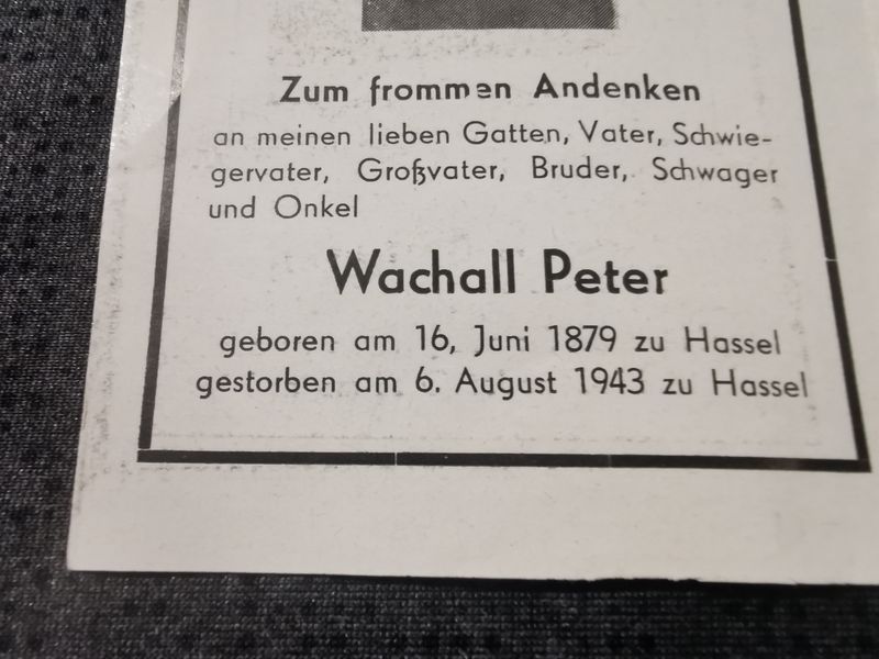 Sterbebild Brüder & Vater Hassel Unteroffizier 7/KG-77 JU-88 Mittelmeer Malta Endkampf Küstrin Ostpreußen Russland